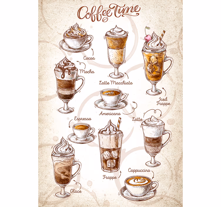 Estore de rolo para cozinha café - TenStickers