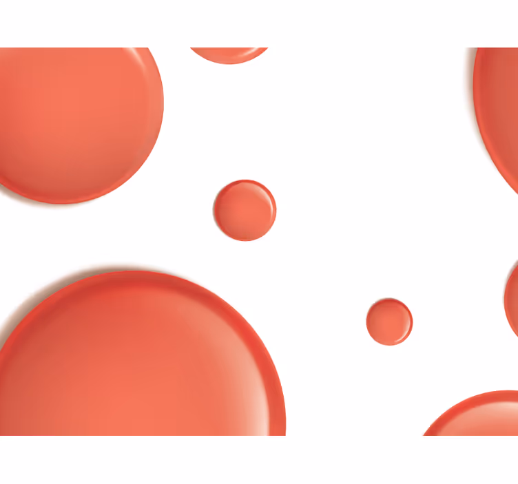 Estore de rolo vermelho círculo vermelho - TenStickers