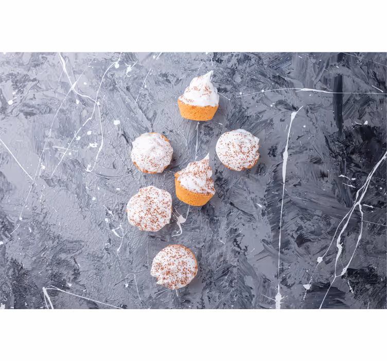 Estore de rolo cinzento bolinhos cremosos - TenStickers