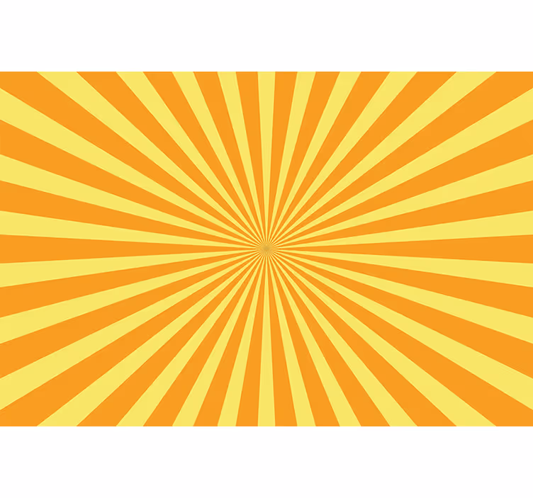 Estore de rolo laranja pôr do sol abstrato em laranja - TenStickers