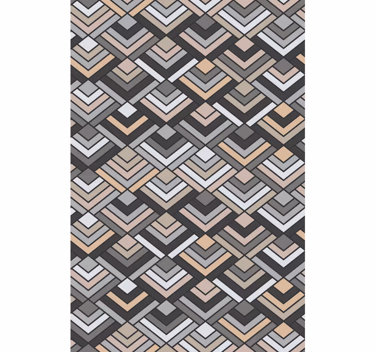 Estore de rolo exterior padrão abstrato estilo picasso - TenStickers