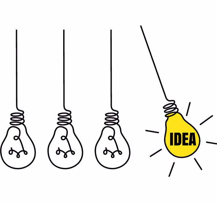Estore de rolo empresa lâmpadas ideias - TenStickers