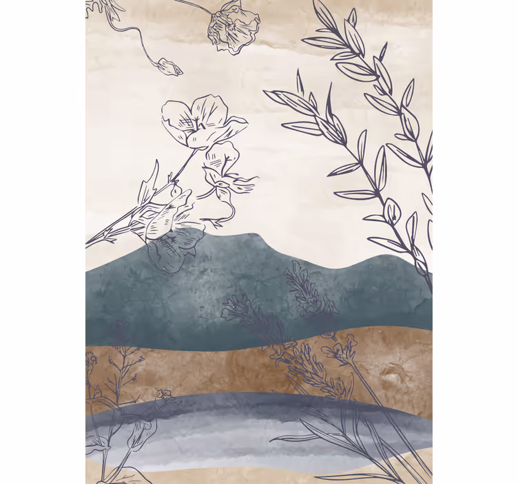 Estore de rolo empresa natureza pintada - TenStickers
