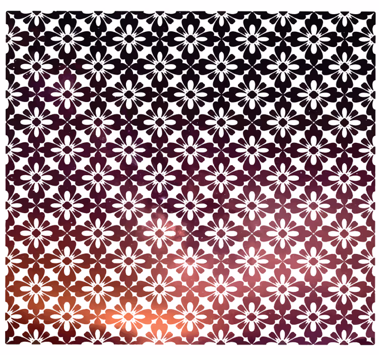 Estore de rolo empresa tapete vinílico ornamental flor - TenStickers