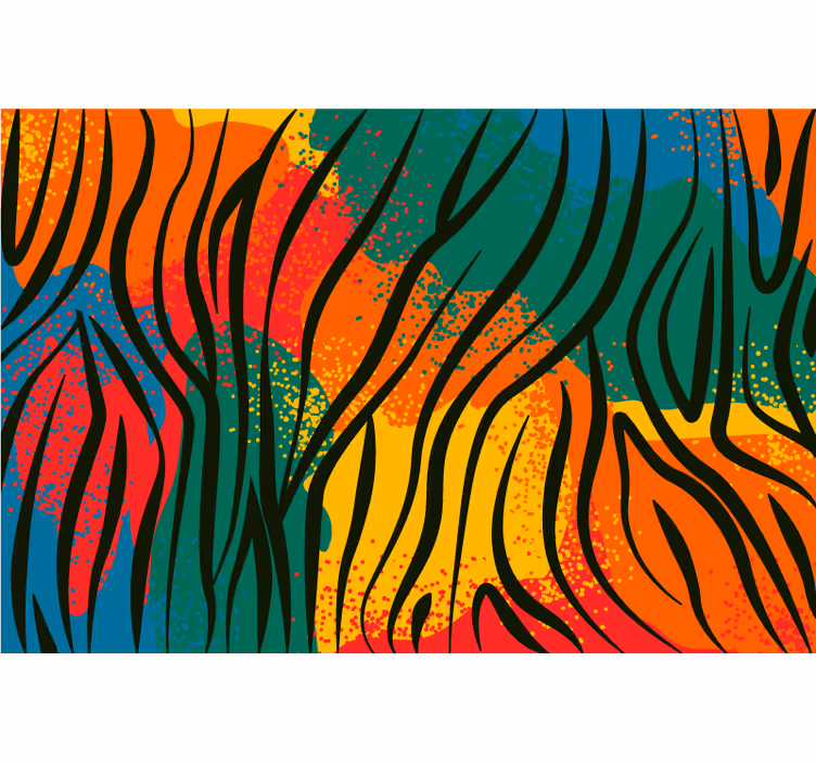 Estore de rolo quarto estampa de animal africano - TenStickers