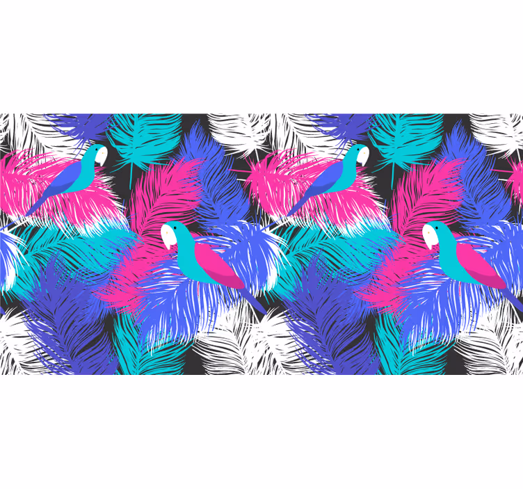 Estore de rolo quarto penas de papagaio - TenStickers