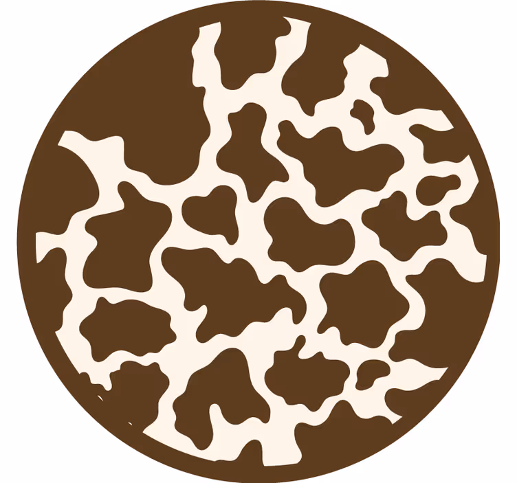 Estore de rolo quarto vaca marrom - TenStickers