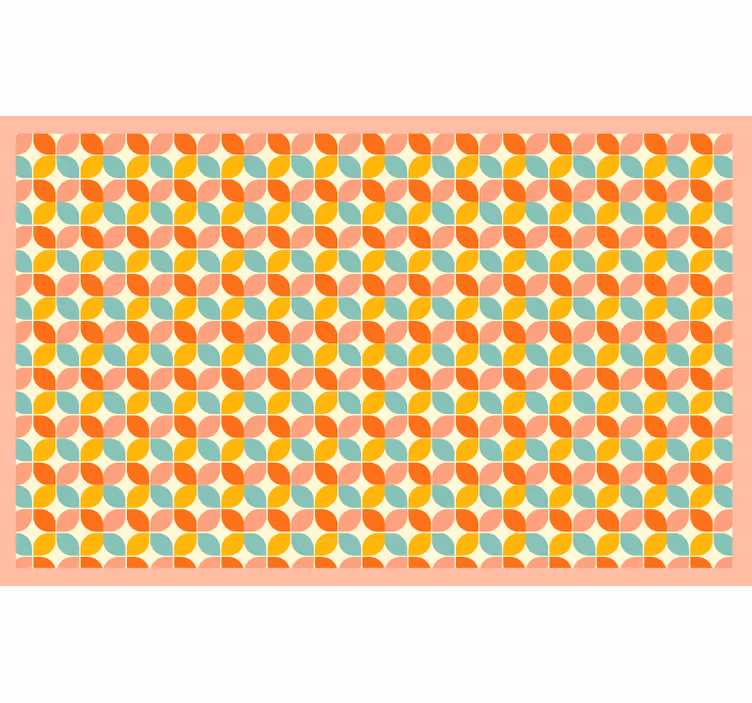Estore de rolo quarto com quadrados multicoloridos - TenStickers