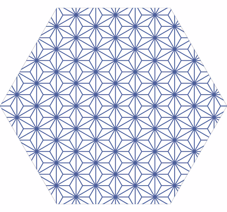 Estore de rolo quarto azulejos estrelas azuis - TenStickers