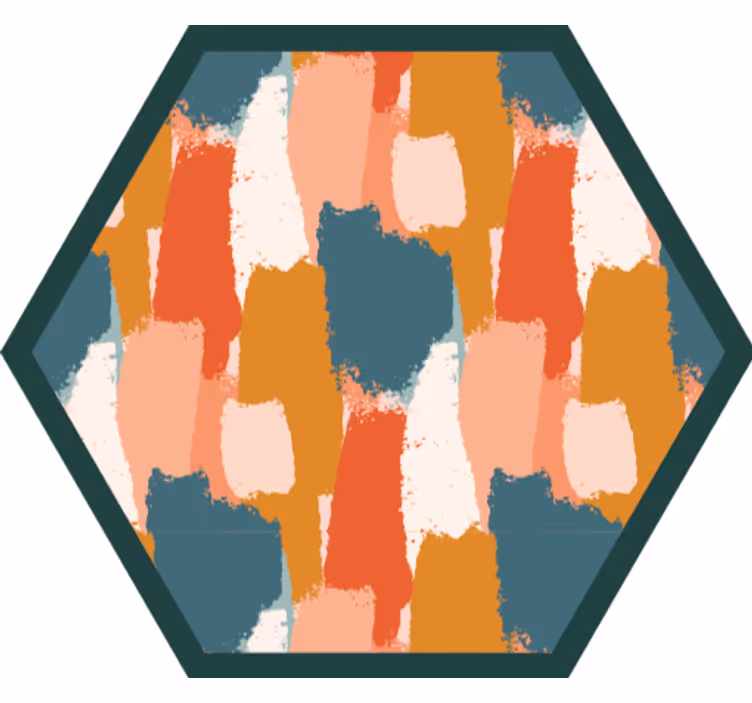Estore de rolo quarto padrão artístico abstrato - TenStickers
