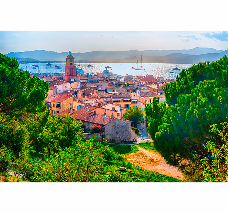Estore de rolo para sala saint-tropez - TenStickers