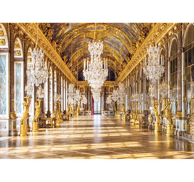 Estore de rolo para sala castelo de "versalhes" - TenStickers