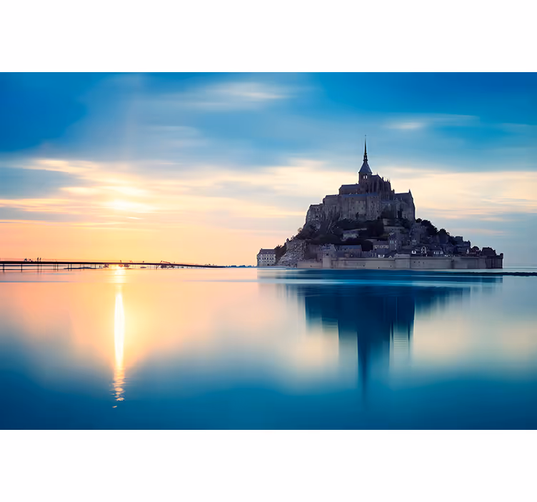 Estore de rolo para sala mont saint-michel - TenStickers