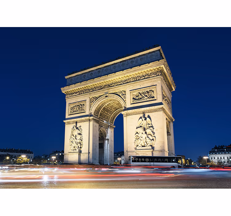 Estore de rolo para sala arco do triunfo paris - TenStickers