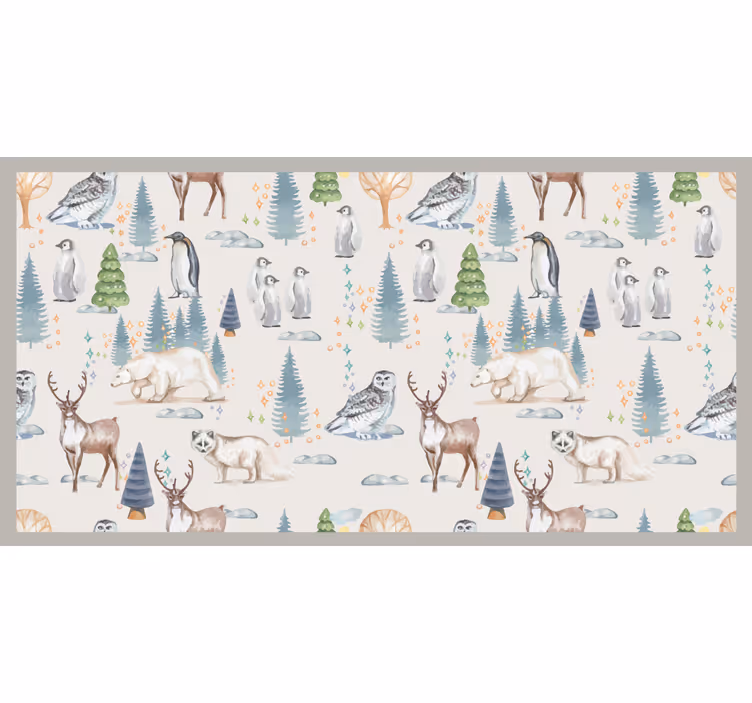 Estore de rolo infantil floresta de outono - TenStickers