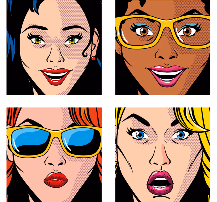 Estore de rolo juvenil cores vibrantes - TenStickers