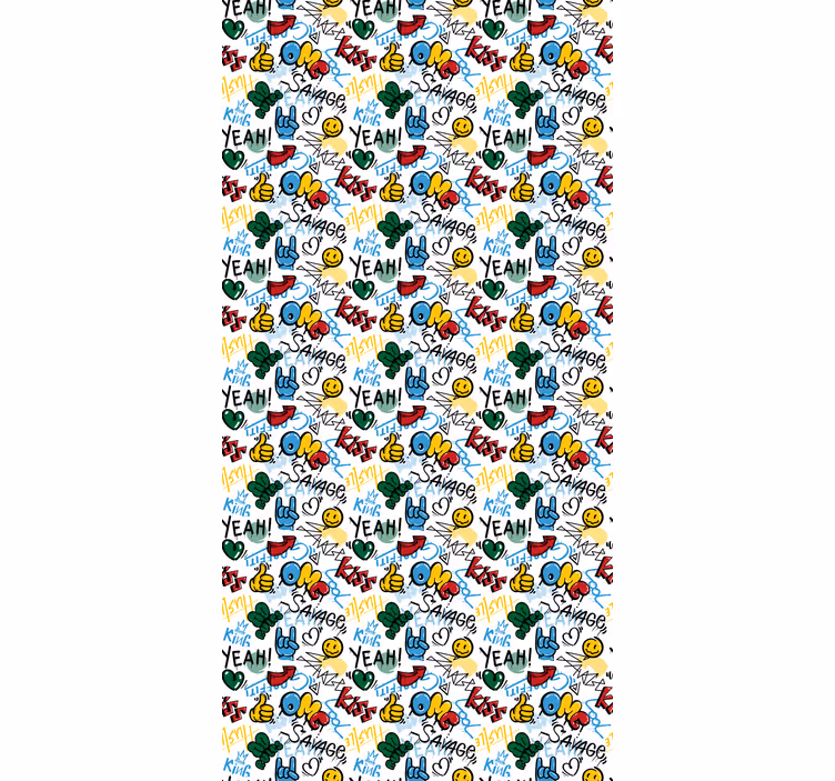 Estore de rolo juvenil grafite urbano doodle - TenStickers