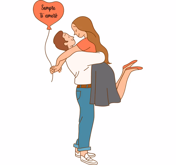 Estore de rolo juvenil sempre vou te amar - TenStickers