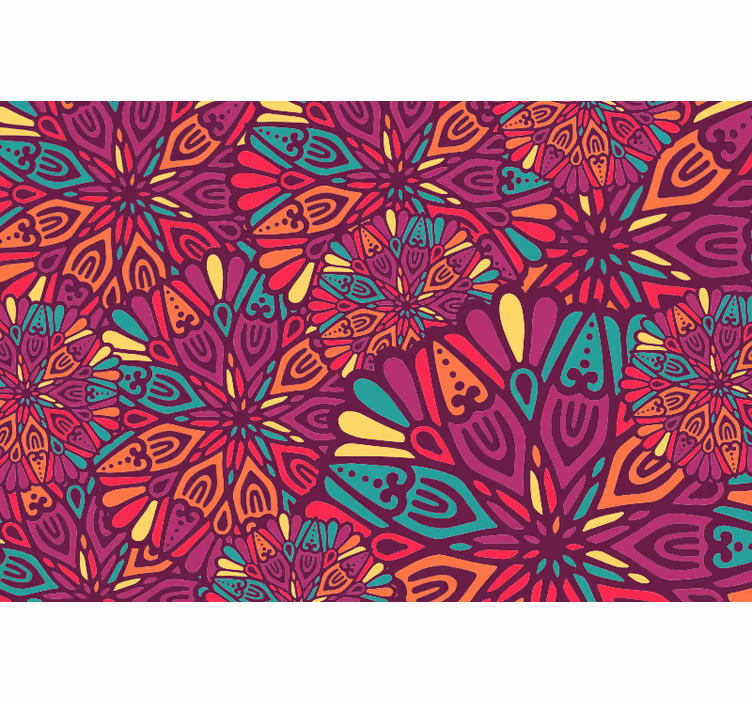 Estore de rolo juvenil mandalas rosadas - TenStickers