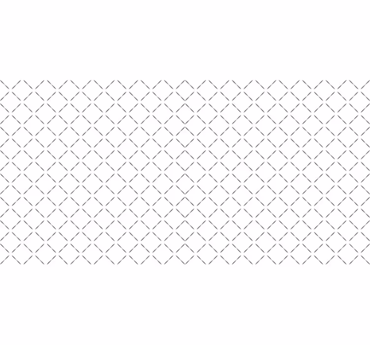 Estore de rolo branco losangos nórdicos - TenStickers