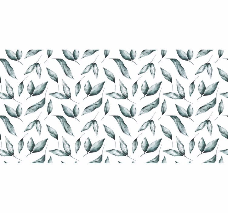 Estore de rolo branco aquarela verde - TenStickers