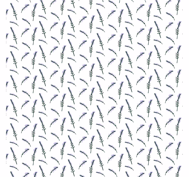 Estor de flores com padrão de lavanda - TenStickers