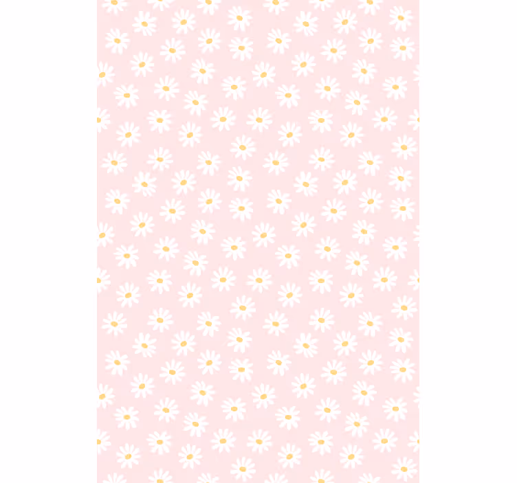 Estor de flores padrão de margaridas - TenStickers