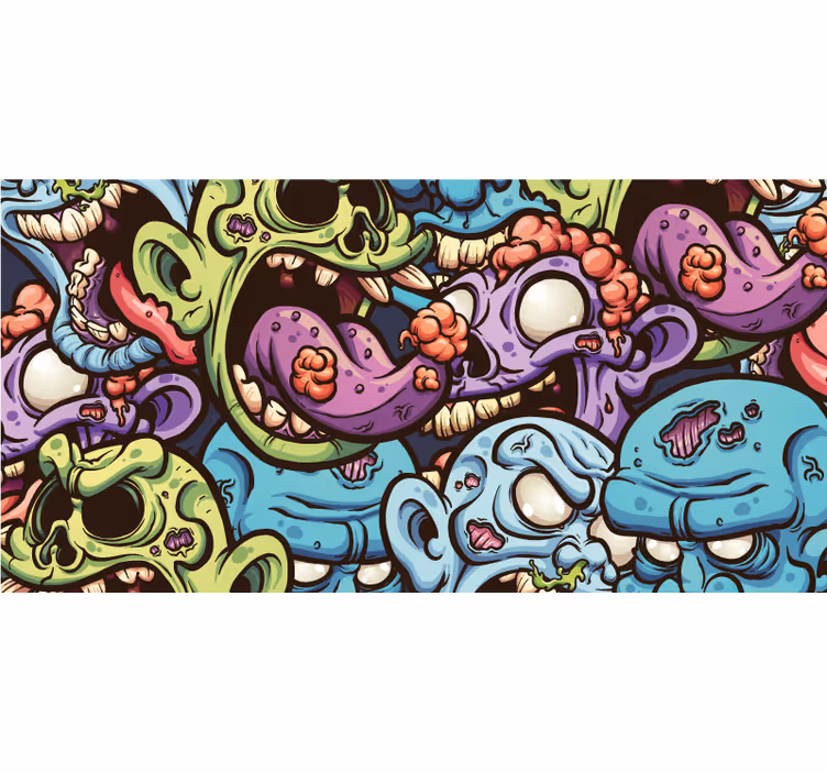 Estore de rolo frikis zumbis - TenStickers