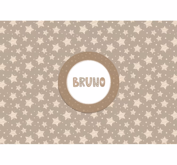 Estore de rolo quarto de bebé estrelas listradas - TenStickers