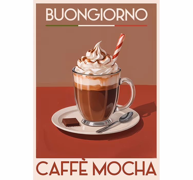 Estore de rolo vintage café "mocha" - TenStickers