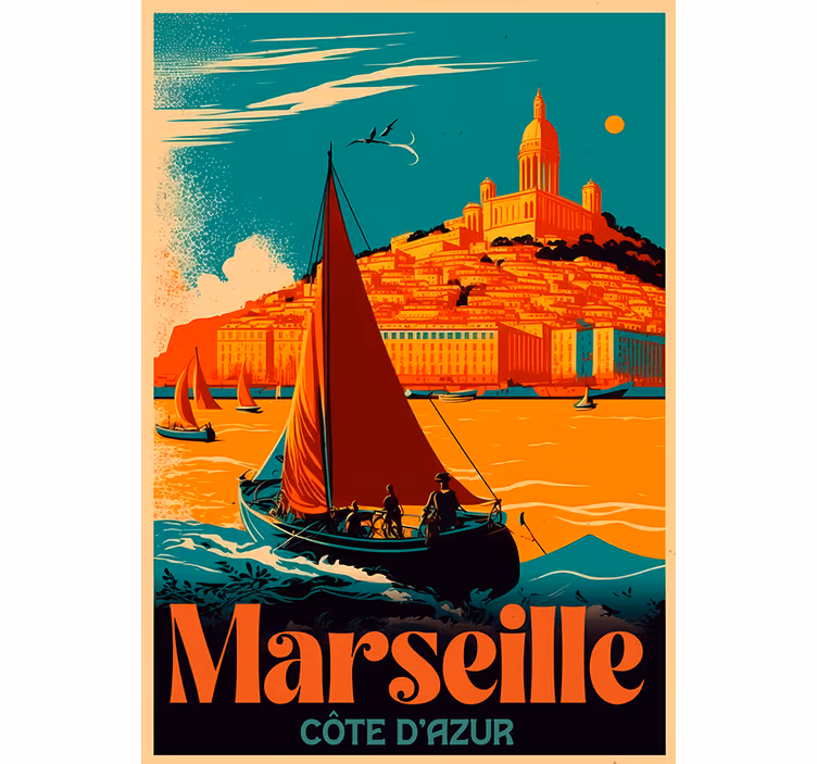 Estore de rolo vintage marseille costa azul - TenStickers