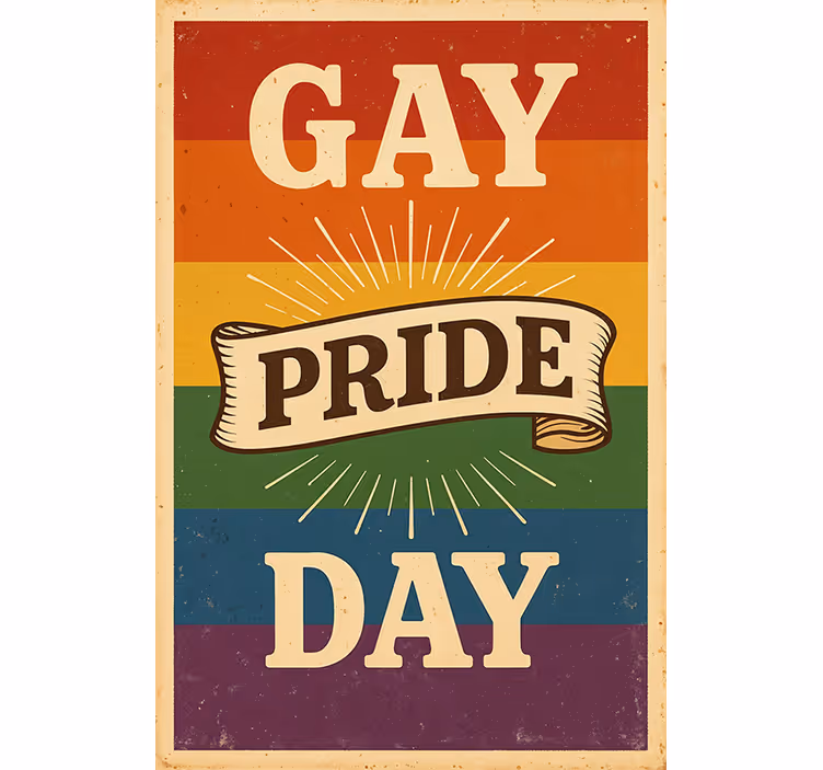 Estore de rolo com frases dia do orgulho gay - TenStickers