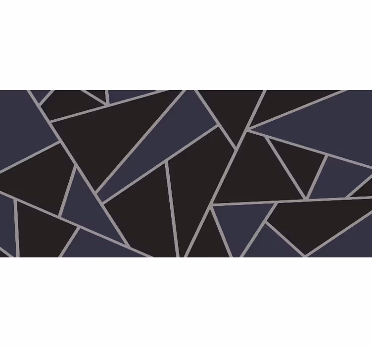 Estore de rolo preto com azulejo de mármore bege - TenStickers