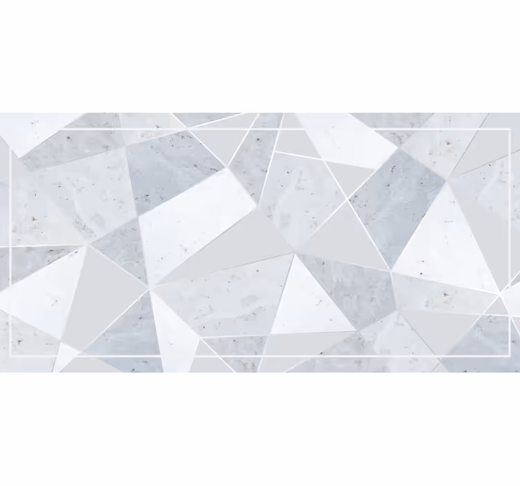 Estore de rolo cinzento composição de azulejos abstrata - TenStickers