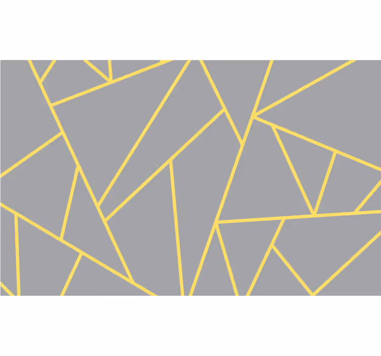 Estore de rolo cinzento triângulos pantone dois - TenStickers