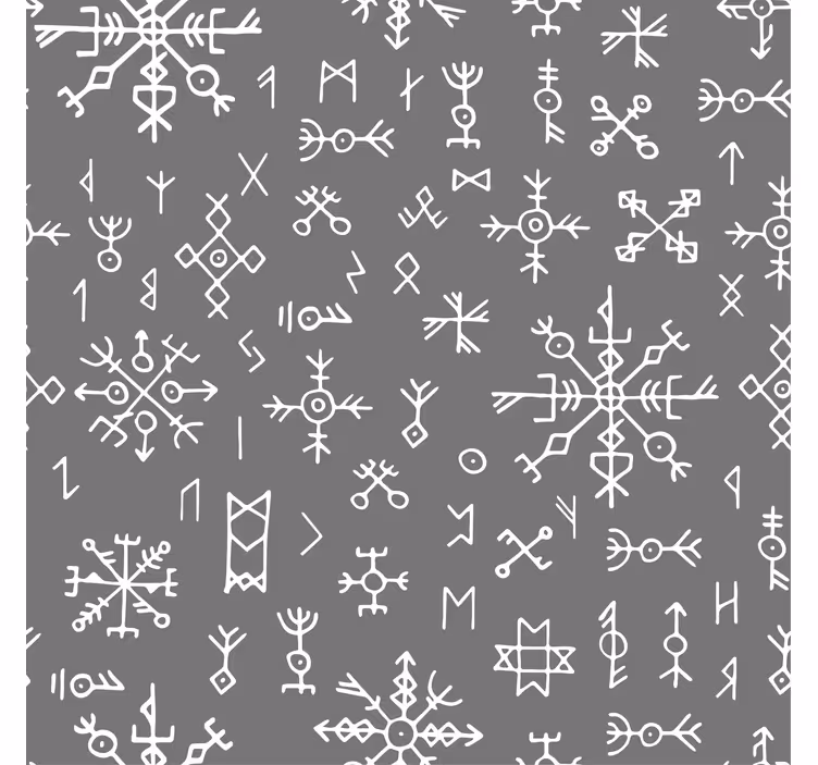 Estore de rolo cinzento design nórdico cinza e branco - TenStickers
