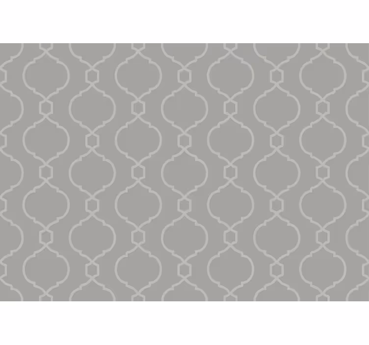 Estore de rolo cinzento padrão geométrico hamptons - TenStickers