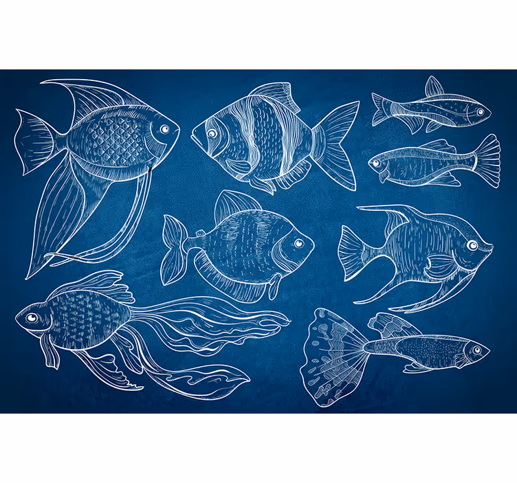 Estore de rolo casa de banho estilo marinheiro - TenStickers