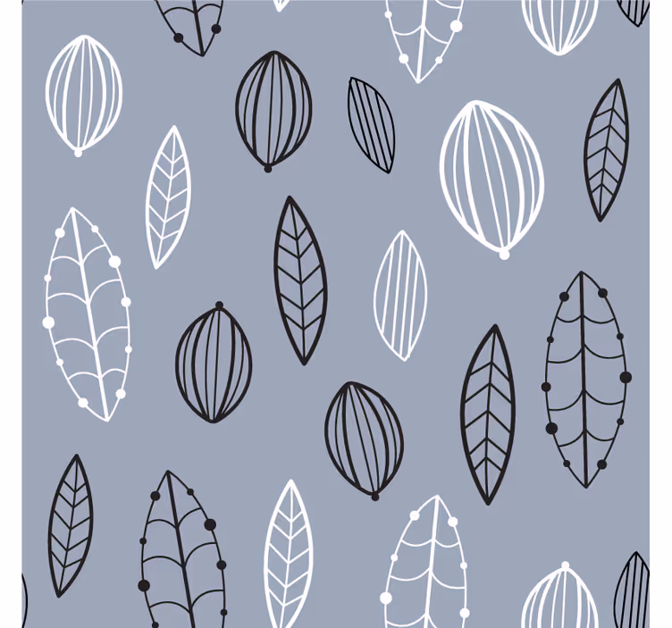 Estore de rolo casa de banho floral nórdico - TenStickers