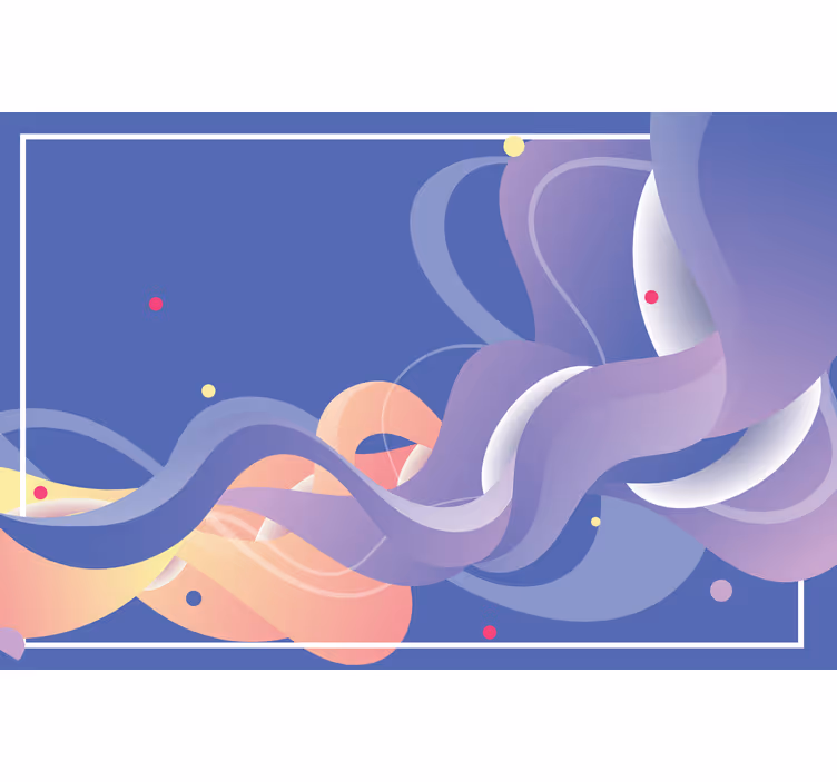 Estore de rolo casa de banho arte em ondas modernas - TenStickers
