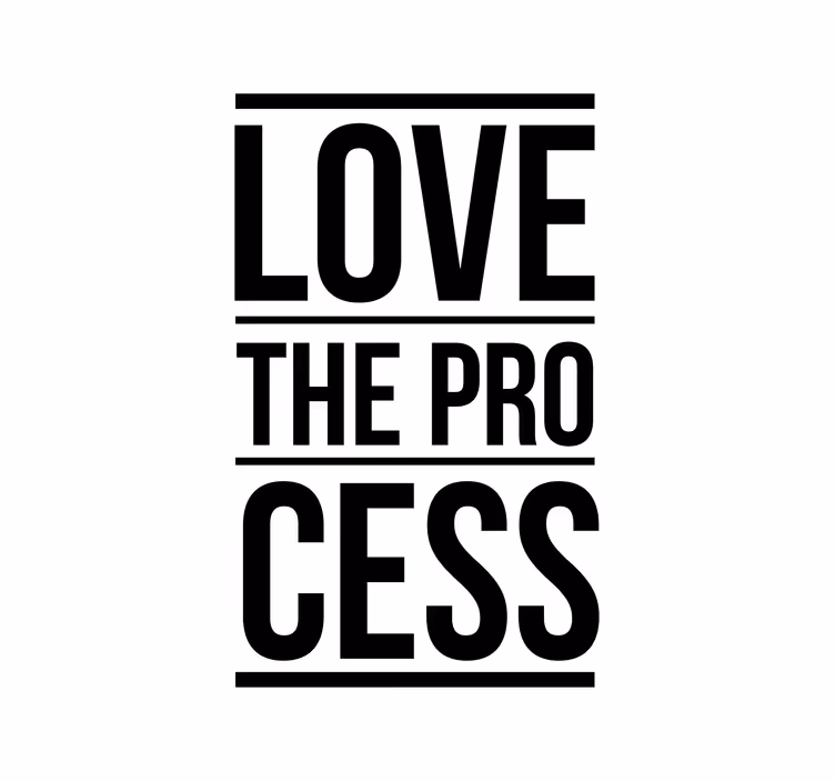 Estore de rolo empresa ame o processo texto - TenStickers