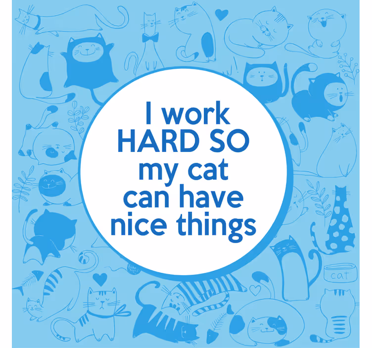 Estore de rolo empresa frase motivacional para pets - TenStickers