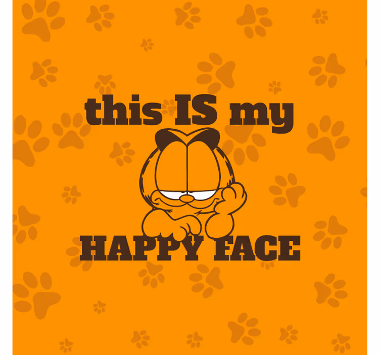 Estore de rolo empresa esta é minha cara feliz - TenStickers
