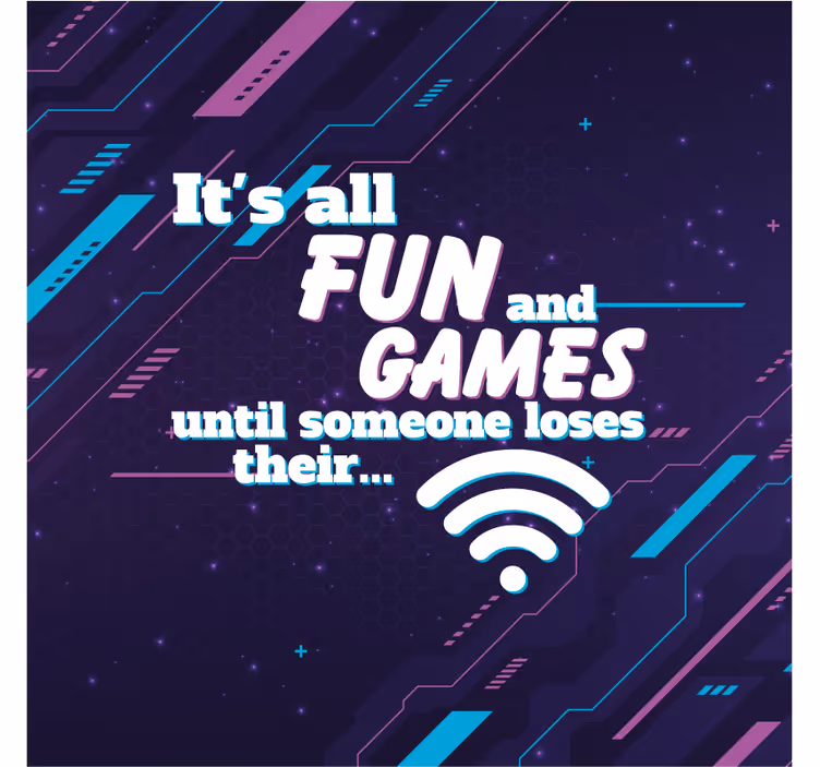 Estore de rolo empresa wi-fi engraçado - TenStickers