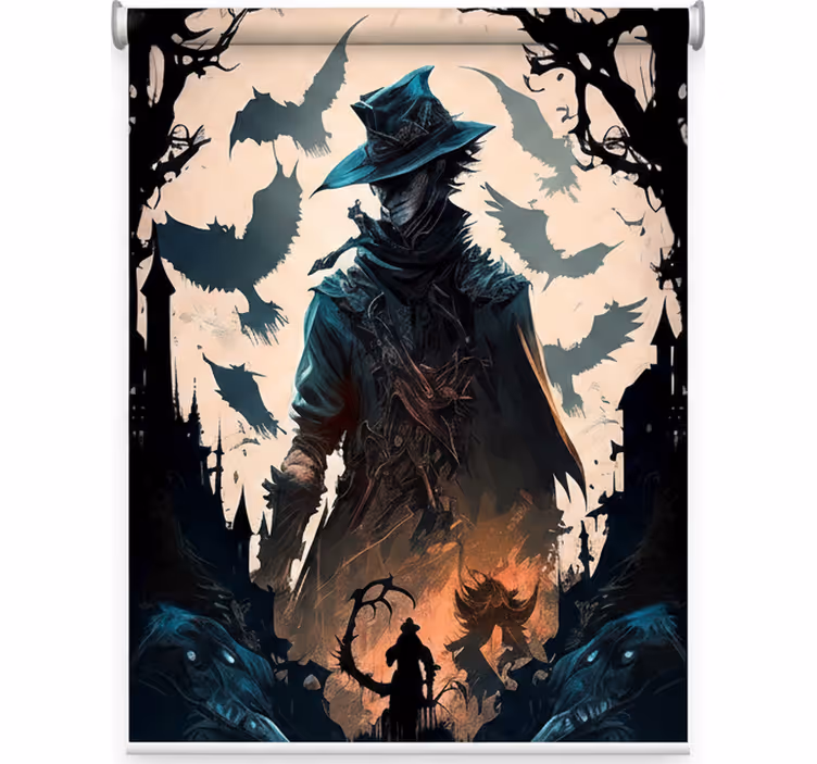 Estore de rolo juvenil pôster de videogame gótico - TenStickers