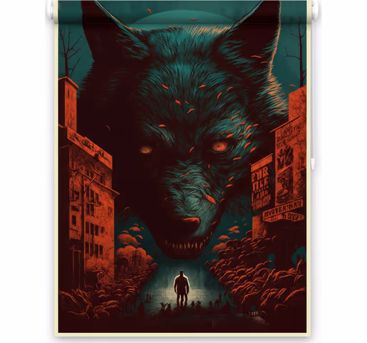 Estore de rolo juvenil pôster de filme de lobo - TenStickers
