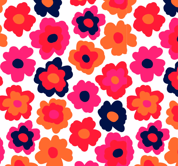 Estor de flores papoila vermelha - TenStickers
