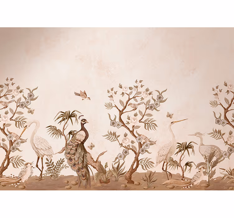 Estore de rolo rústico fauna vintage - TenStickers