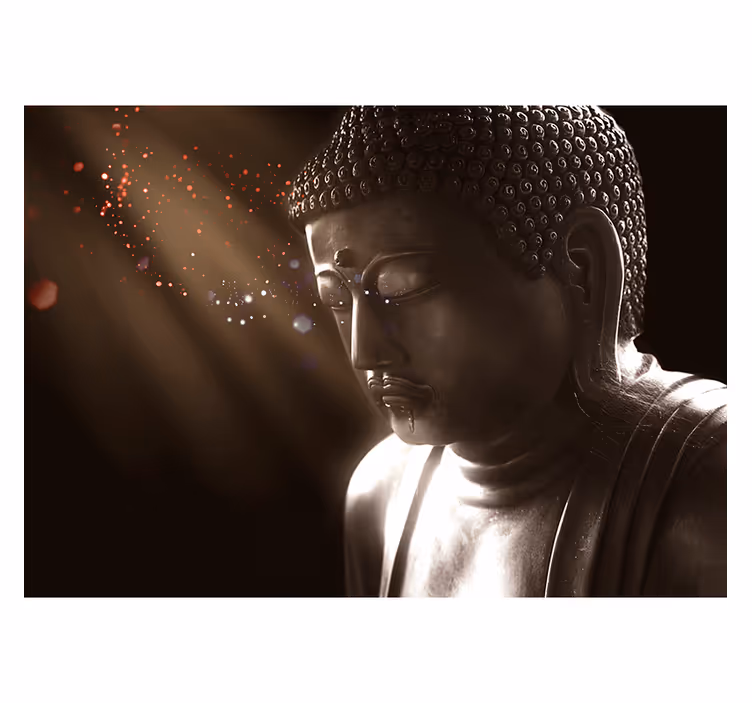 Estore de rolo zen retrato serene do buda - TenStickers