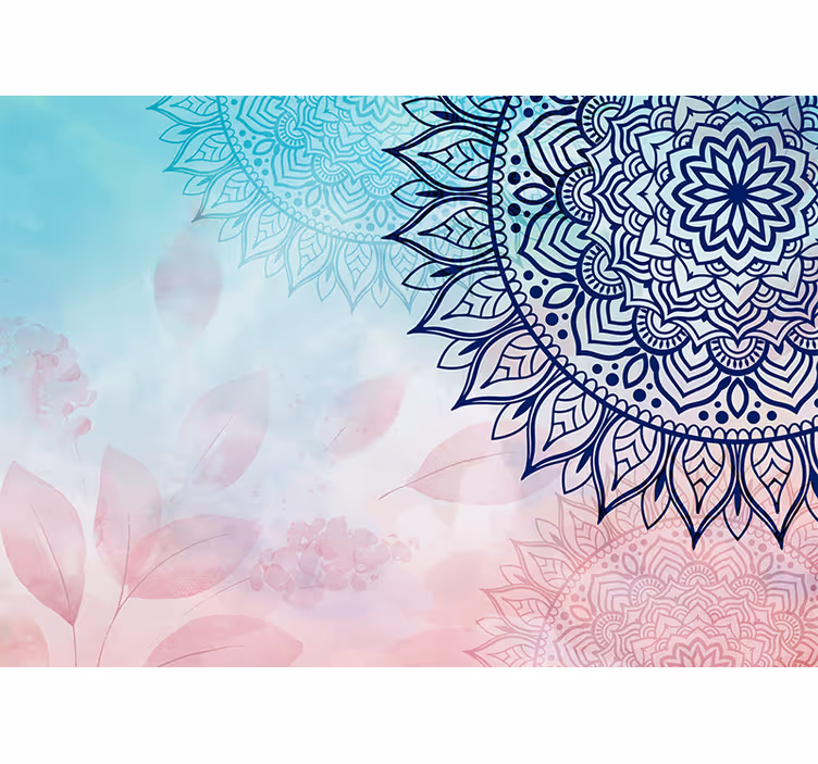Estore de rolo zen mandala boêmia - TenStickers